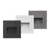 Inbouw wandlamp buiten 3W IP65 trapverlichting zwart, wit of grijs
