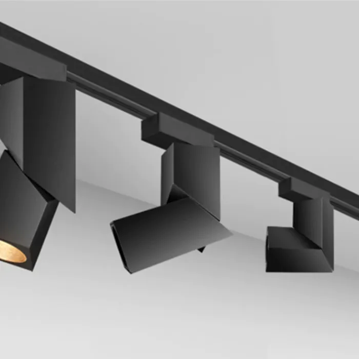 Raillamp wit of zwart 20W LED 1 fase