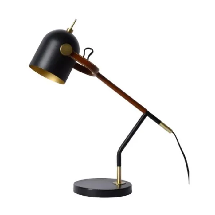 Bureaulamp zwart industrieel richtbaar 1xE27