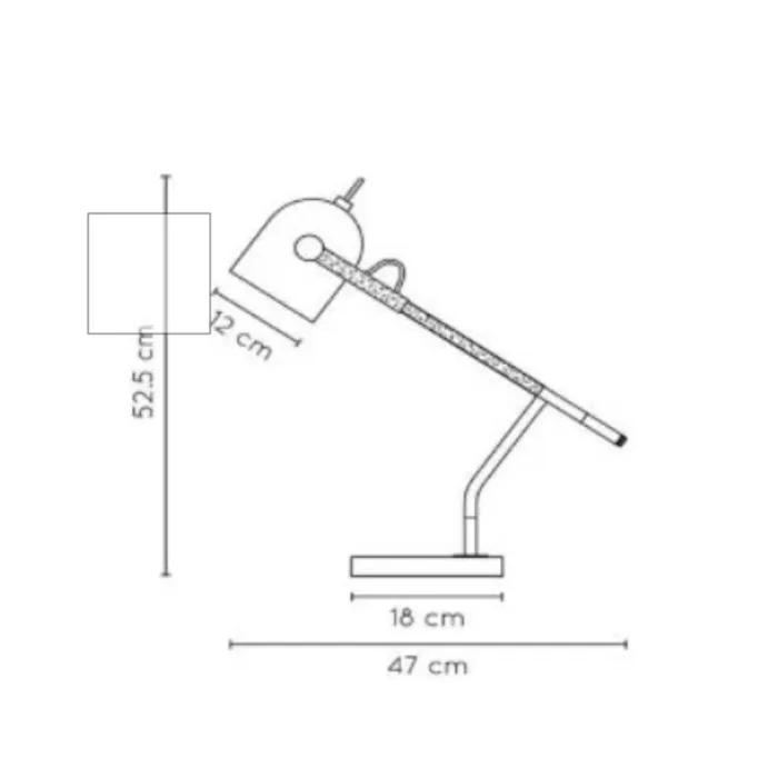 Bureaulamp zwart industrieel richtbaar 1xE27