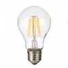 LED lamp 6W dimbaar transparant E27