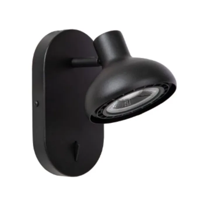 Wandlamp leeslamp richtbaar AR111 GU10 wit, zwart, beige