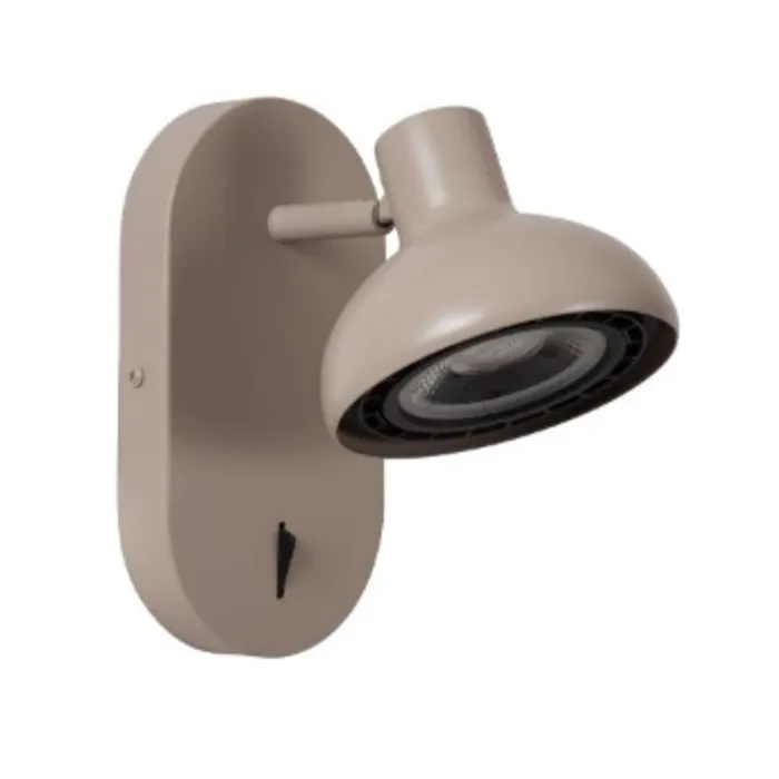 Wandlamp leeslamp richtbaar AR111 GU10 wit, zwart, beige