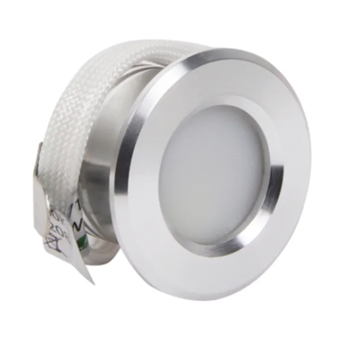Mini LED spot 230V grijs IP44 zaagmaat 30mm lage inbouwdiepte
