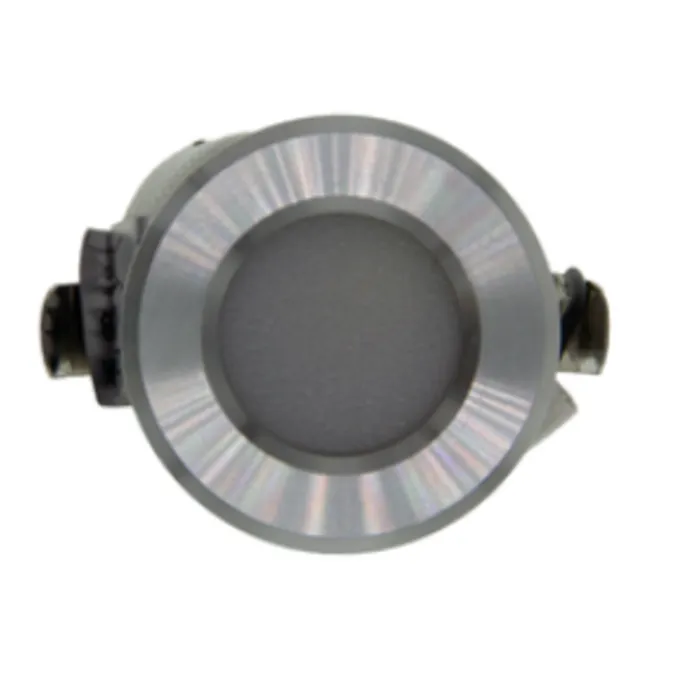 Mini LED spot 230V grijs IP44 zaagmaat 30mm lage inbouwdiepte
