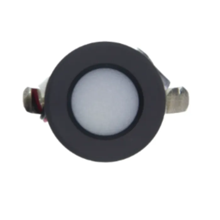 Mini LED spot zwart 230V IP44 30mm zaagmaat ondiep