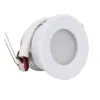 Mini inbouw led spot buiten wit IP44 230V lage inbouwdiepte