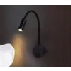 Leeslamp wandlamp zwart of wit 3W LED flexibel hotel