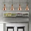 Hanglamp Scandinavisch design roos goud 18, 27 of 39cm (1 stuk)