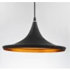 Hanglamp wit goud of zwart goud 1xE27 Ø 35cm