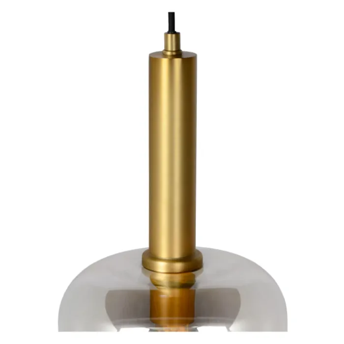 Rookglas hanglamp 1xE27 voor boven de eettafel of salontafel