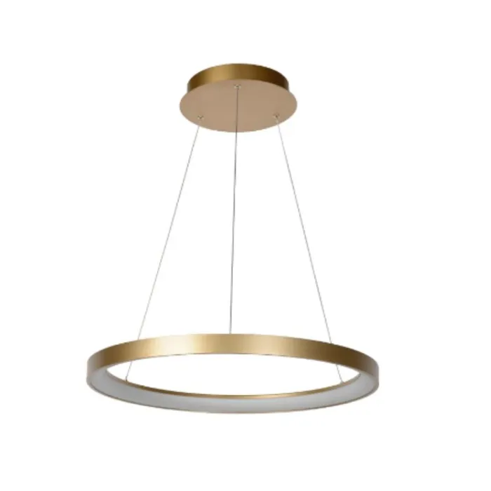 Hanglamp cirkel goud eetkamer Ø 58 cm 48W