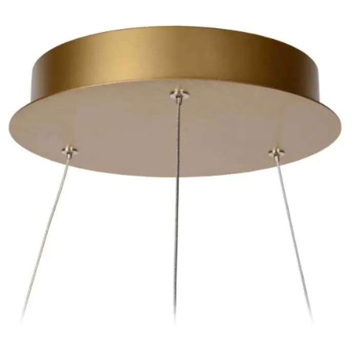 Hanglamp cirkel goud eetkamer Ø 58 cm 48W