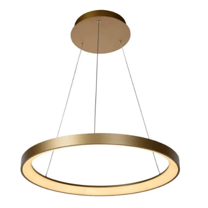 Hanglamp cirkel goud eetkamer Ø 58 cm 48W