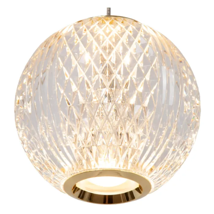 Hanglamp kristallen trio Ø 25 cm dimbaar 3x 4,7W