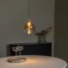 Design hanglamp glas bol Ø 16 cm 5W amber of transparant