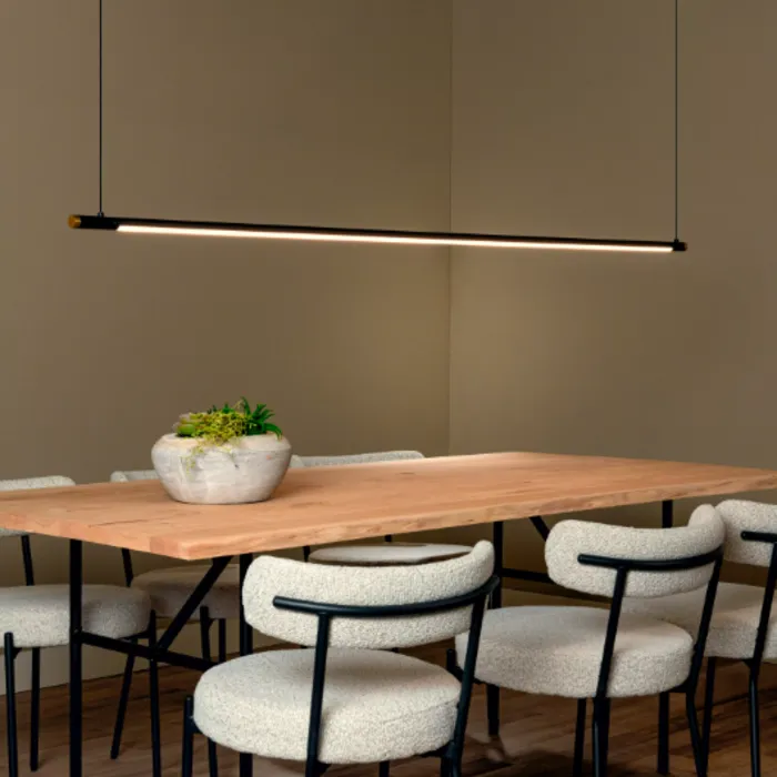 Hanglamp 200cm boven eettafel of bureau 24W dimbaar CCT