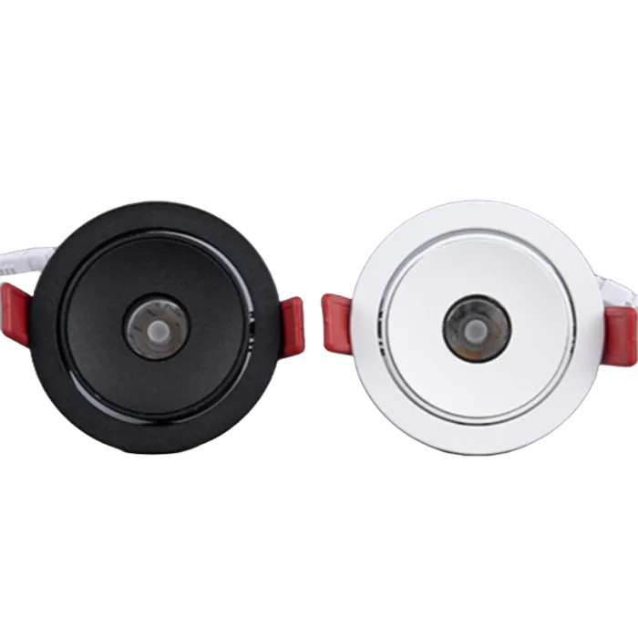 Spot focuslicht 5W zwart 3°, 8° of 15° richtbaar zaagmaat 55mm