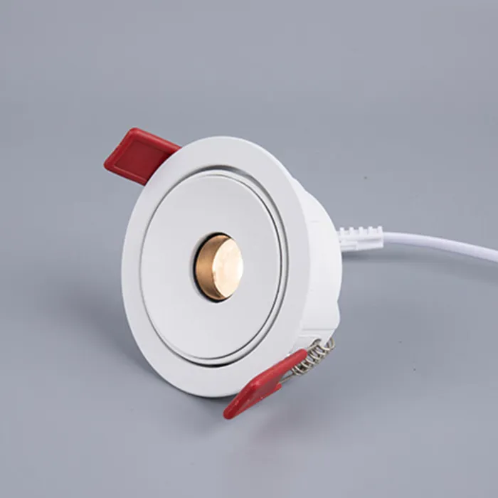 Inbouwspot objectverlichting 7W wit 8°/15° (of 3°) zaagmaat 75mm