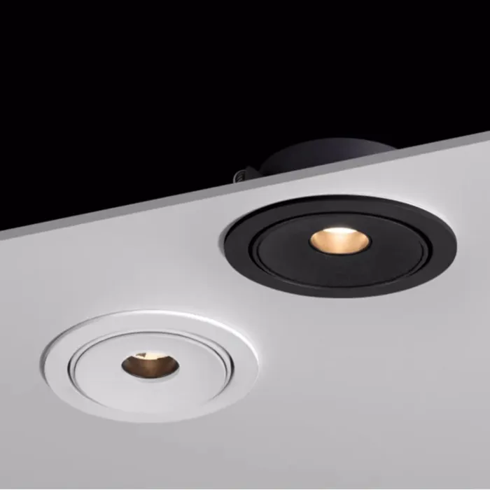 Inbouwspot objectverlichting 7W wit 8°/15° (of 3°) zaagmaat 75mm