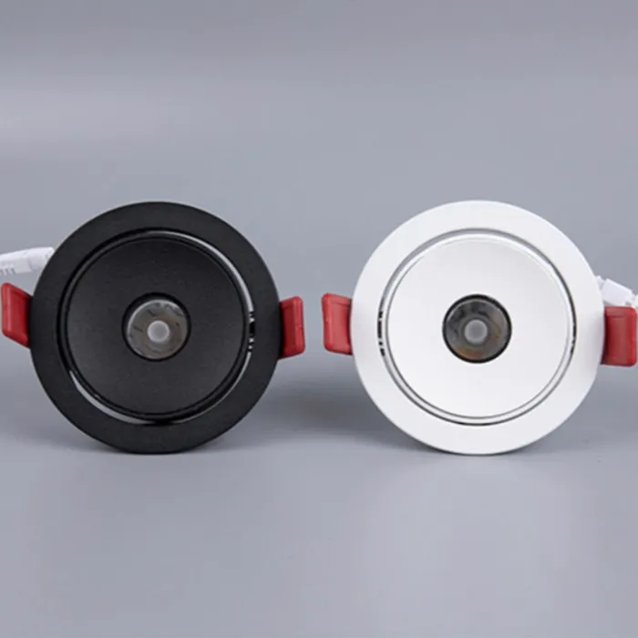 Inbouwspot objectverlichting 7W wit 8°/15° (of 3°) zaagmaat 75mm