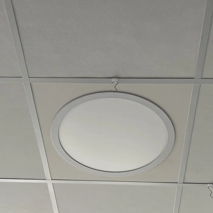 Rond LED inbouwpaneel 50 cm, 40W, 4000 lumen  Voor scholen & winkels