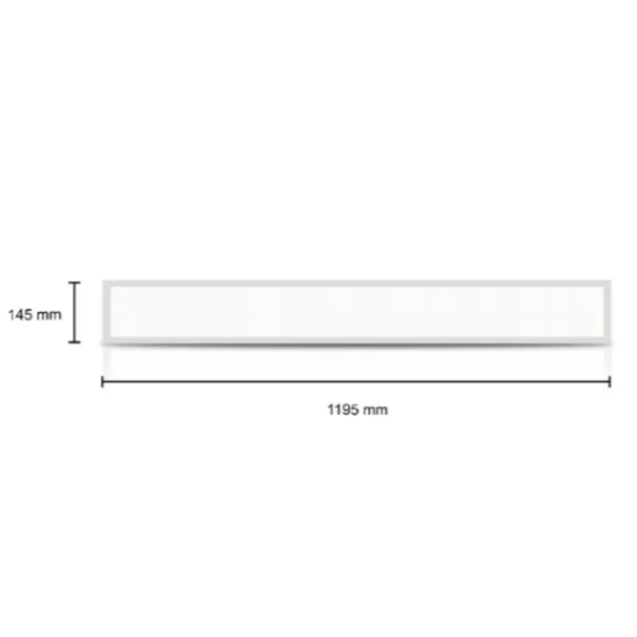 LED paneel 15x120cm CCT 25W side-lit UGR<22