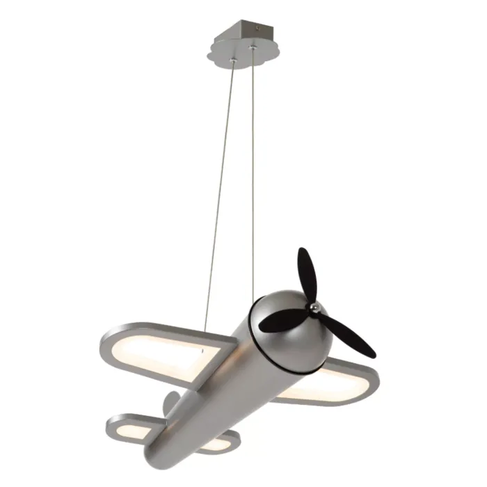 Hanglamp vliegtuig kinderkamer geel of grijs 28W extra warm