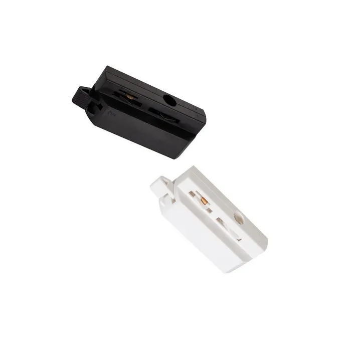 1 fase adapter voor hanglampen op rail wit of zwart