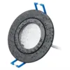 Zwarte inbouwspot zaagmaat 60mm-75mm IP44 5W lage inbouwdiepte
