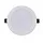 Lage inbouwspot 9W rond