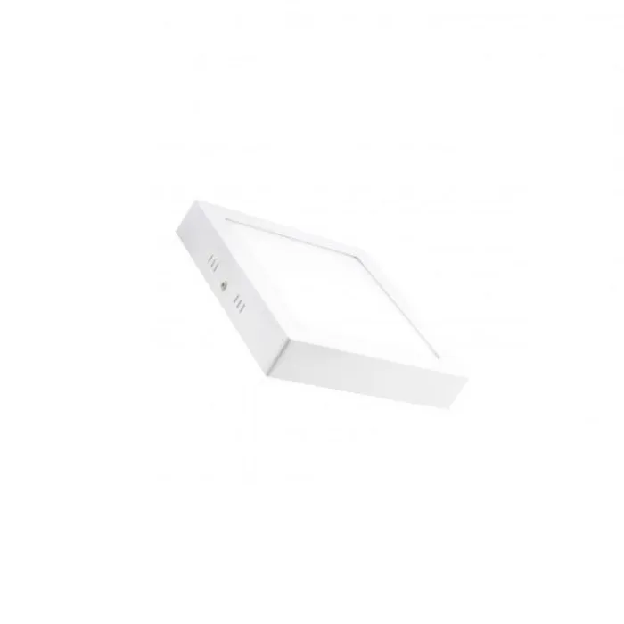 Opbouwlamp vierkant 12W LED wit