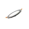 LED paneel inbouw rond 6W zwart dimbaar