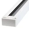 Spanningsrail 1 fase wit of zwart 1m