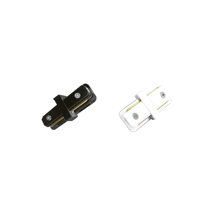 Lineaire connector wit of zwart 1 fase