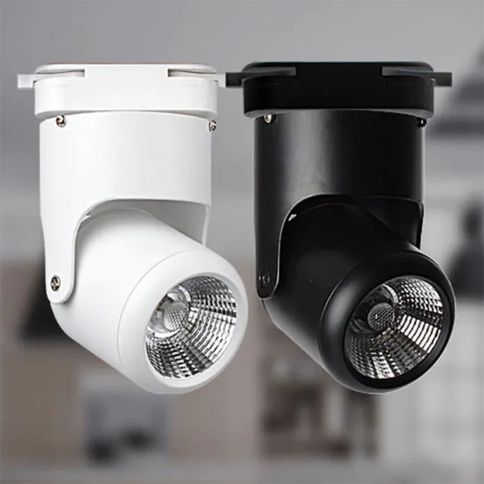 LED railverlichting 7W wit of zwart dimbaar 1 fase