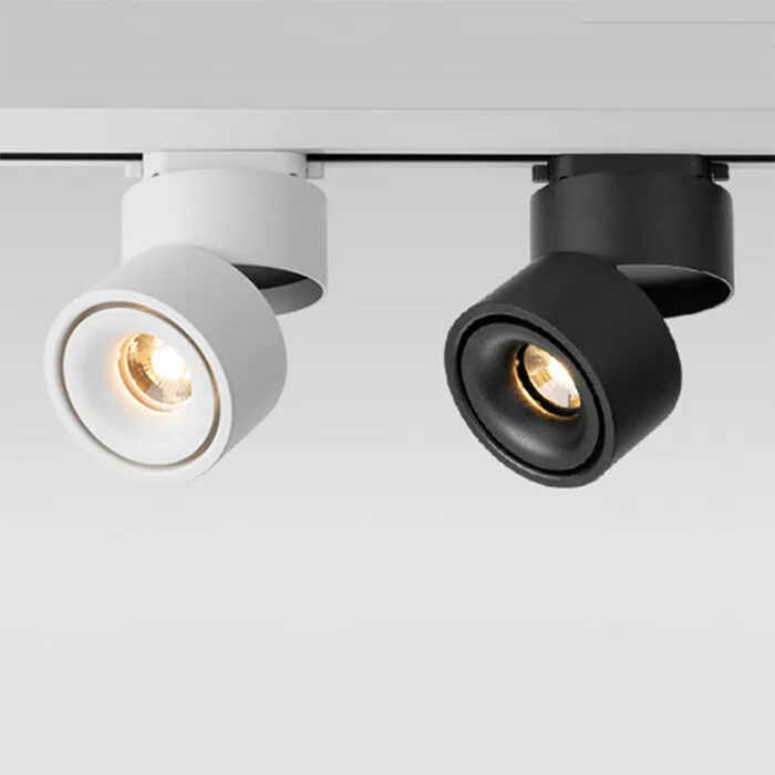 Plafondrail lamp 15W LED wit of zwart