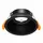 Verzonken inbouwspot zwart 110mm diameter GU10