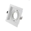 Inbouwspot vierkant GU10 230V wit zaagmaat 110 x 110 mm