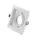 Inbouwspot vierkant GU10 230V wit zaagmaat 110 x 110 mm