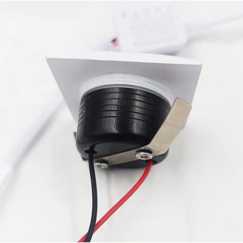 Mini inbouw LED spot 3W vierkant wit zaagmaat 36mm