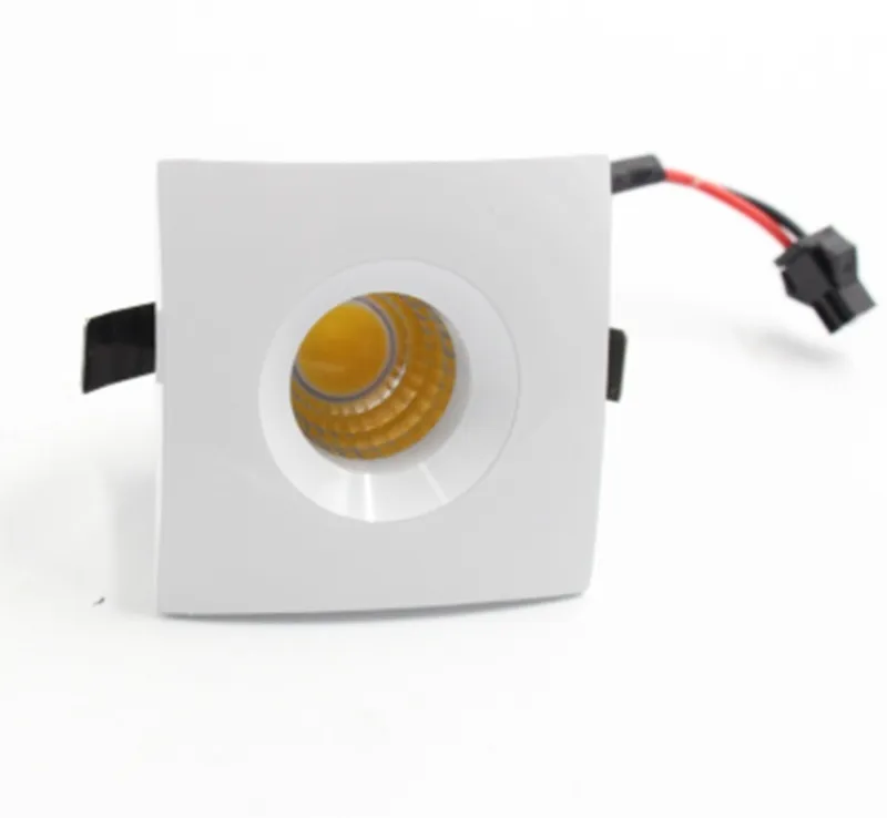 Mini inbouw LED spot 3W vierkant wit zaagmaat 36mm