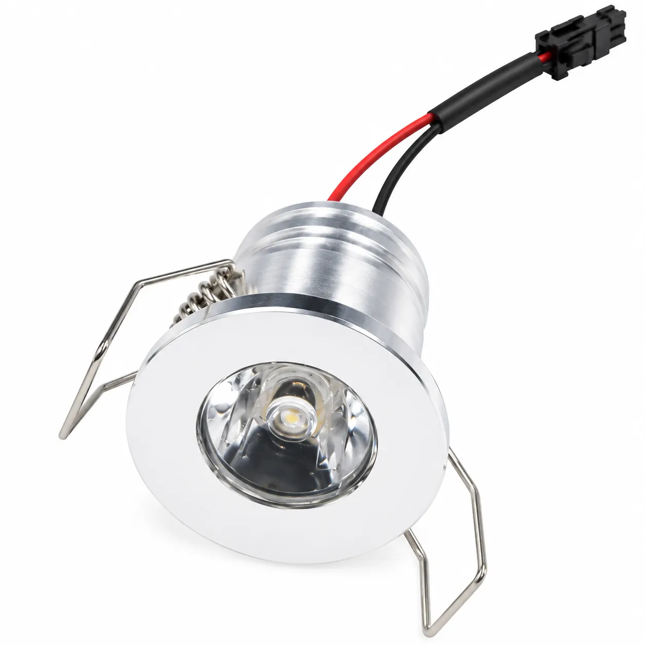 Mini LED spot dimbaar IP44 badkamer 3W zaagmaat 30mm grijs