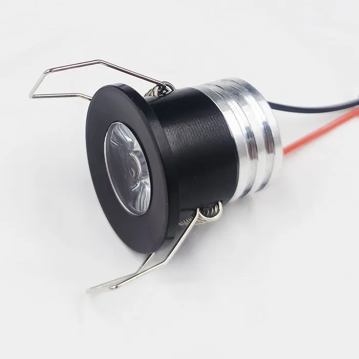 Mini LED spot dimbaar IP44 badkamer 3W zaagmaat 30mm grijs