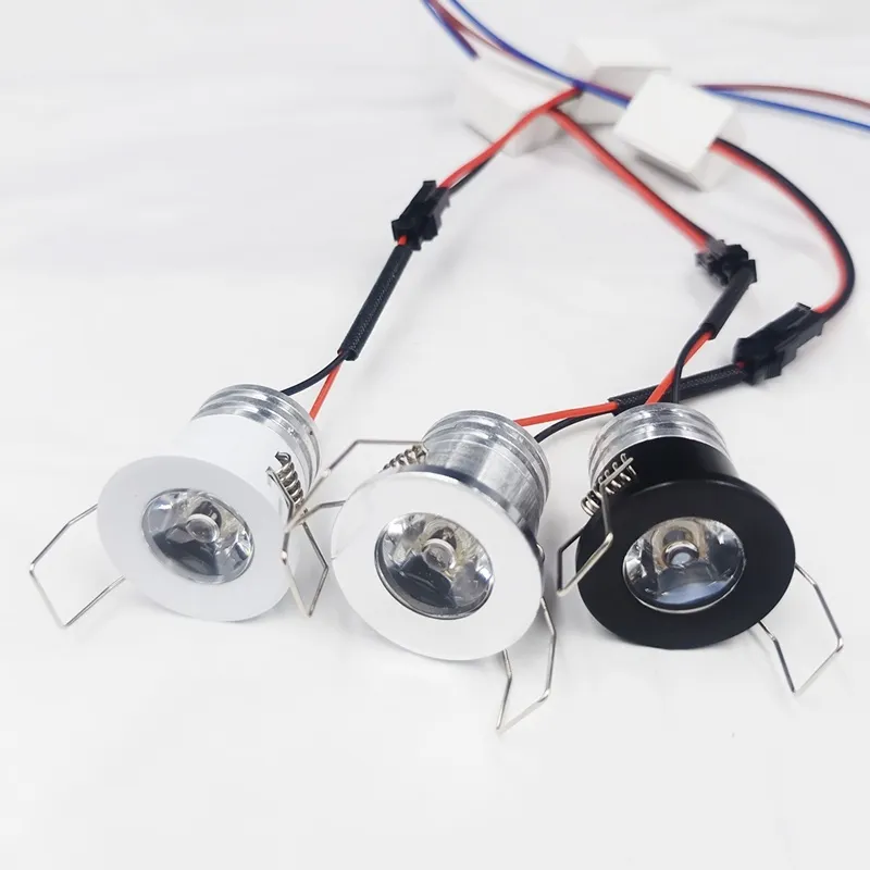Mini LED spot dimbaar IP44 badkamer 3W zaagmaat 30mm grijs