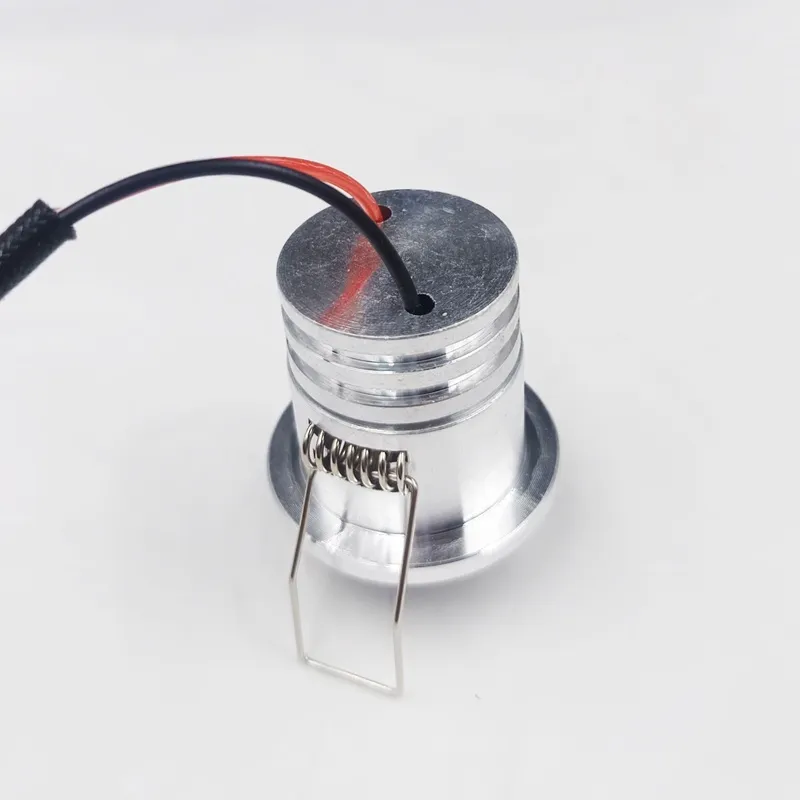 Mini LED spot dimbaar IP44 badkamer 3W zaagmaat 30mm grijs