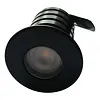 Mini inbouwspot 230V zwart dimbaar zonder trafo IP67
