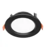 LED spot lage inbouwhoogte 9W zwart zaagmaat 75mm
