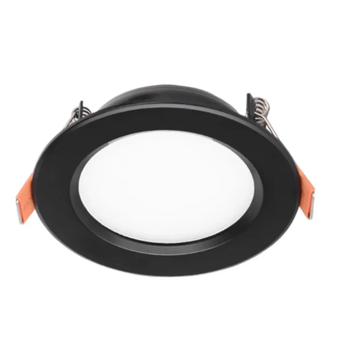 LED spot lage inbouwhoogte 9W zwart zaagmaat 75mm