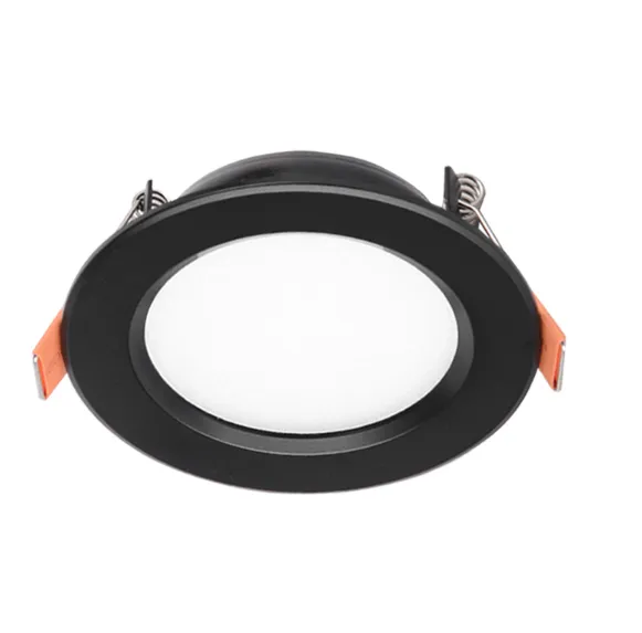LED spot lage inbouwhoogte 9W zwart zaagmaat 75mm